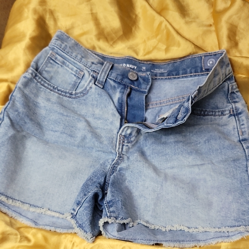 Old Navy Drk Light Wash Shorts Size 14 Slim
